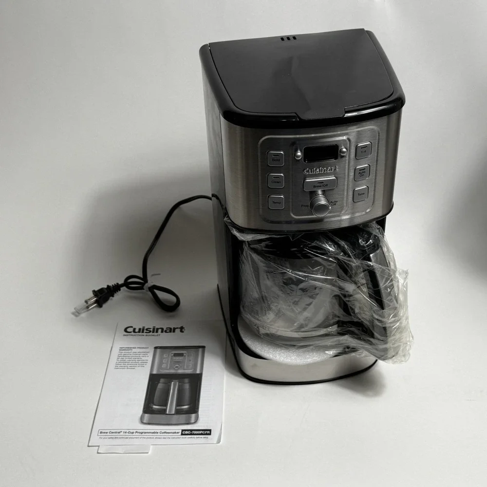 Cuisinart‎ CBC-7000PCFR Self Clean Feature 14-Cup Brew Central Programmable...
